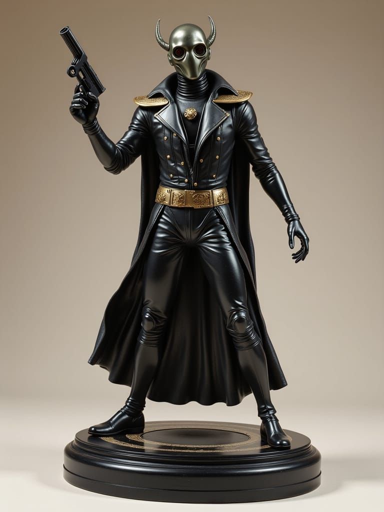 Evil Magician Toy in Vintage Sci-Fi Style