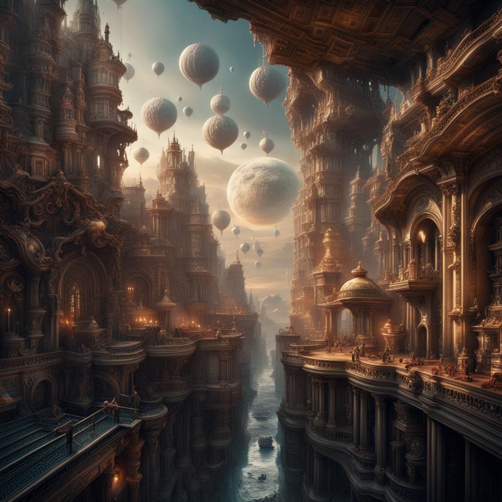 Epic Cinematic Space Scene: Digital Matte Painting