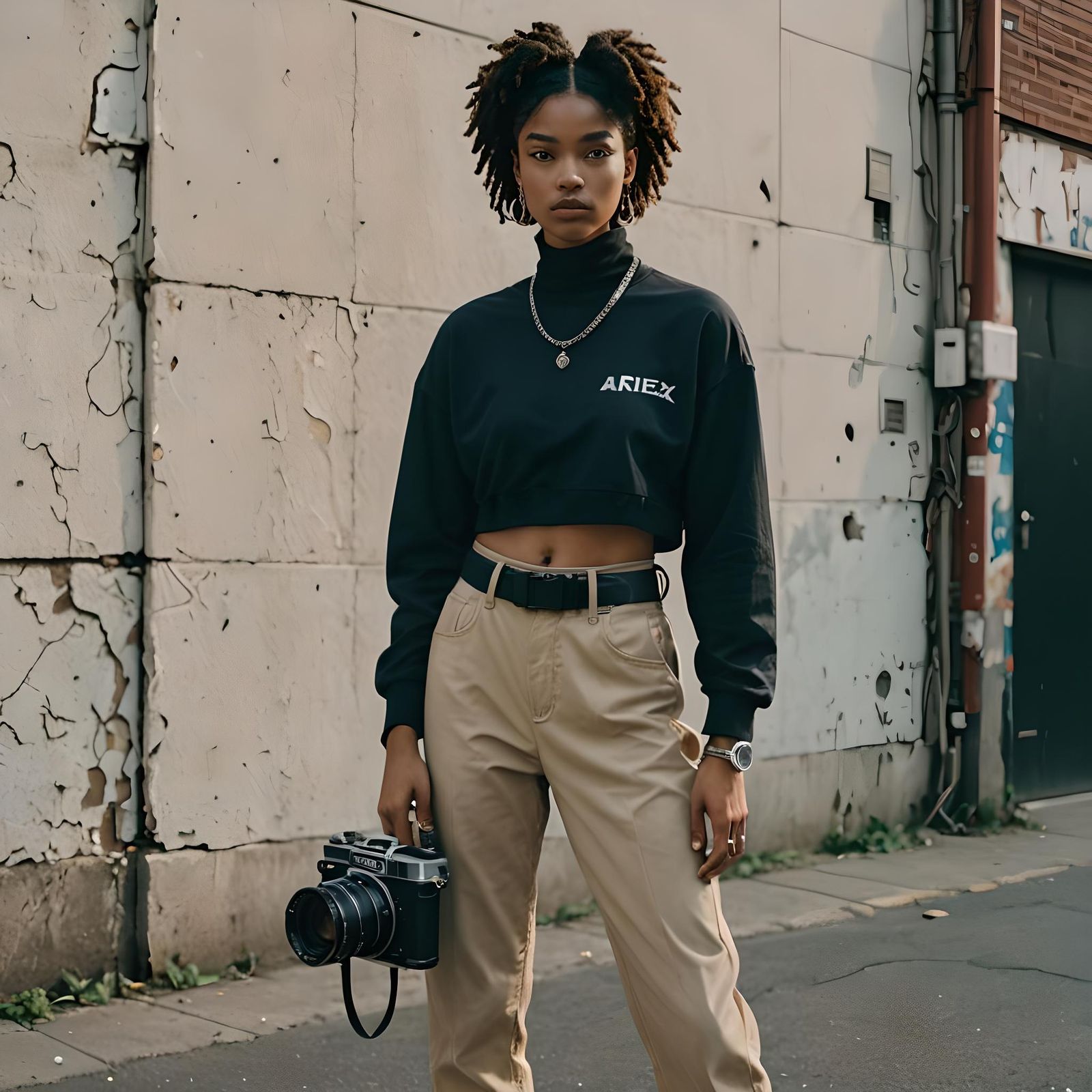 2020s Fashion Photo with Hip Hop Aesthetic