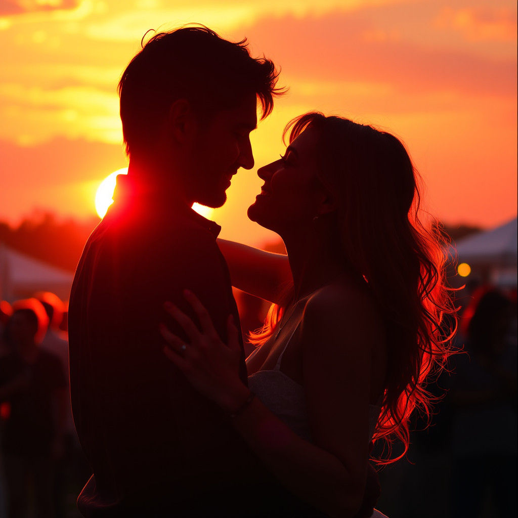 Silhouette Dance at Summer Music Festival