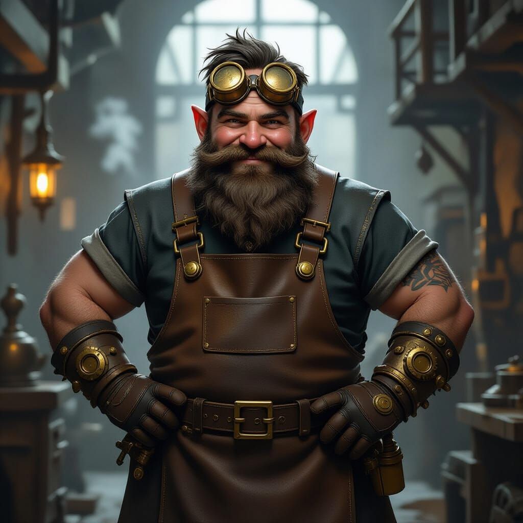 Dwarven Boilermaker in Grimdark Fantasy Workshop