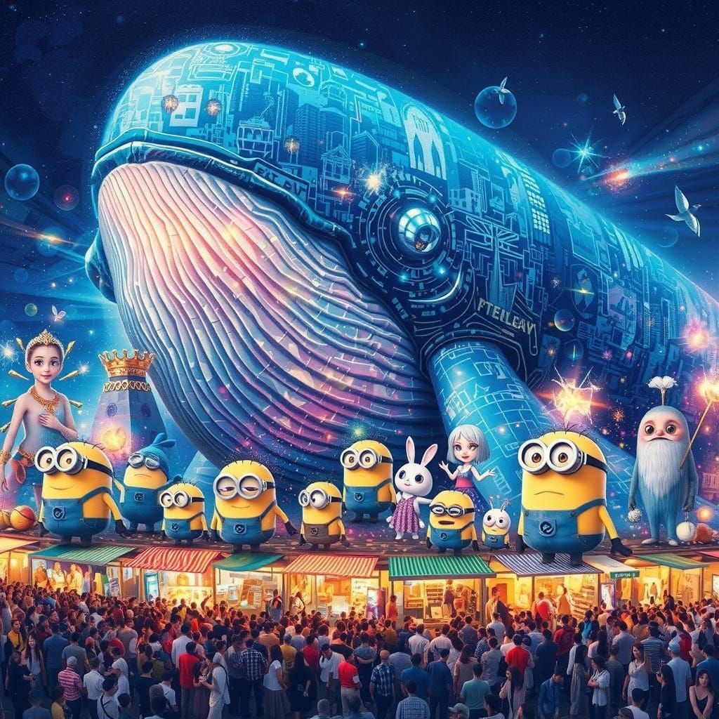 Whale cute Minions...