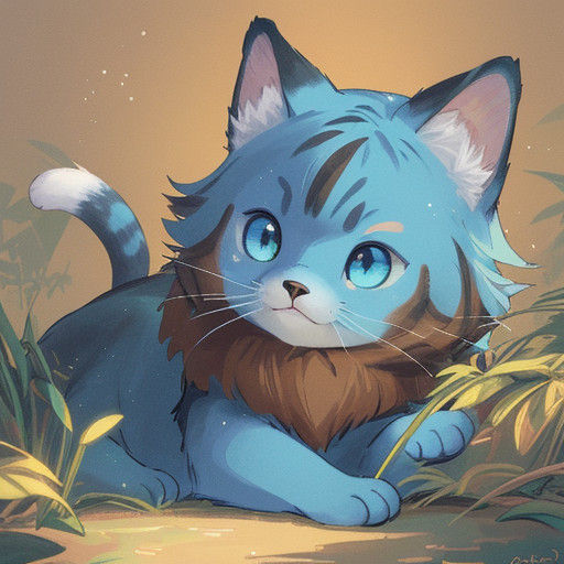 Regal Kemono Feline in Opulent Opacity