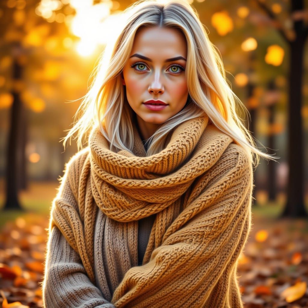 Abbie on Autumn Fashion Magazine Cover