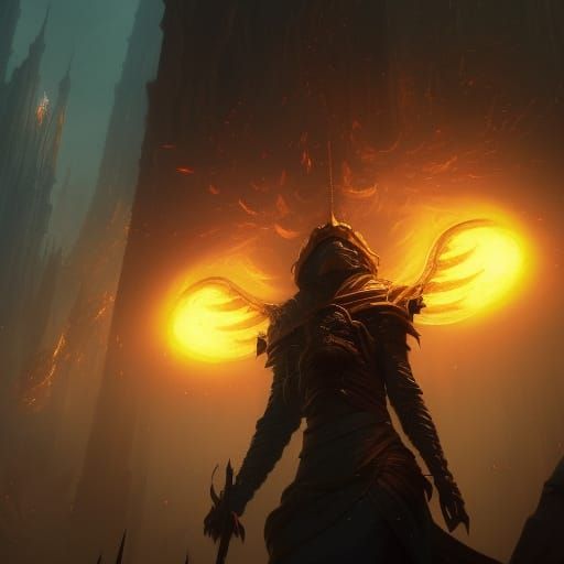 Amulet of Eternal Bless: Dark Fantasy Concept Art