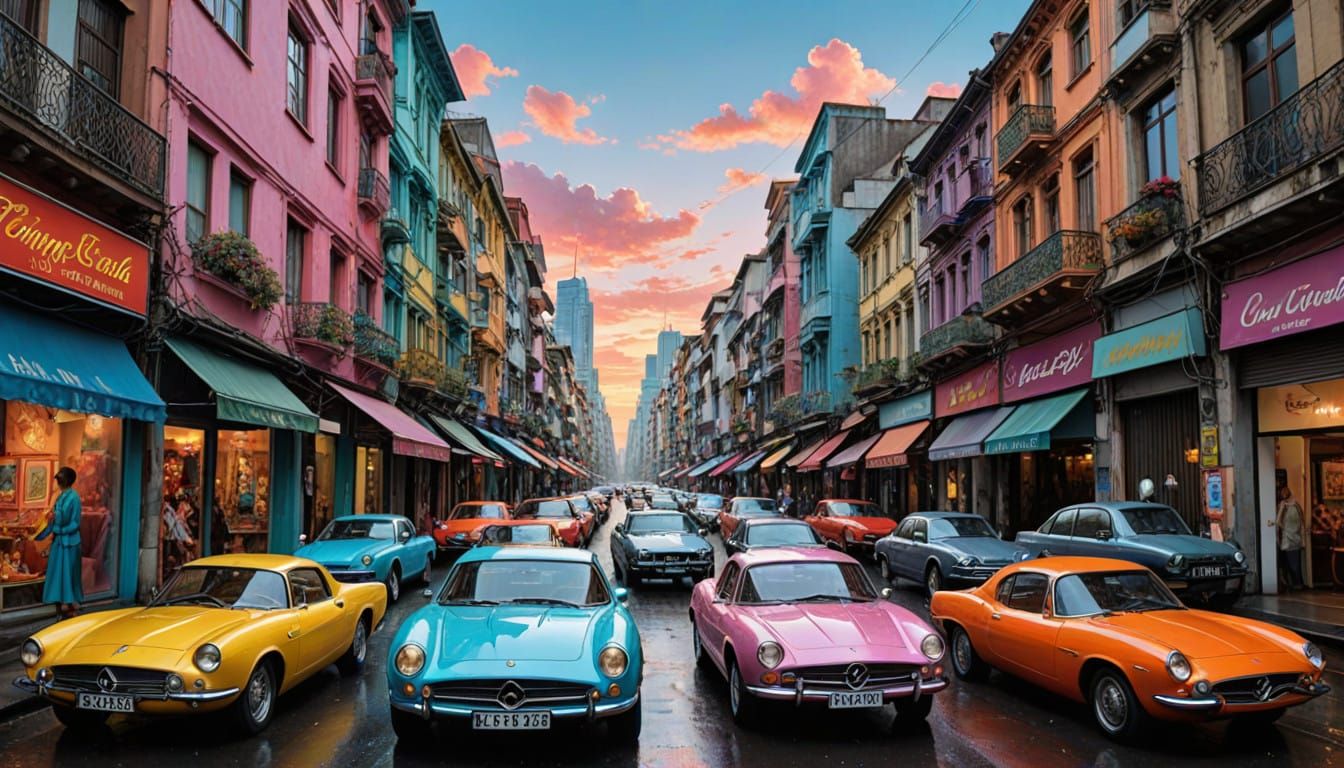 Dazzling Bangkok Dreamscape with Italian Cars