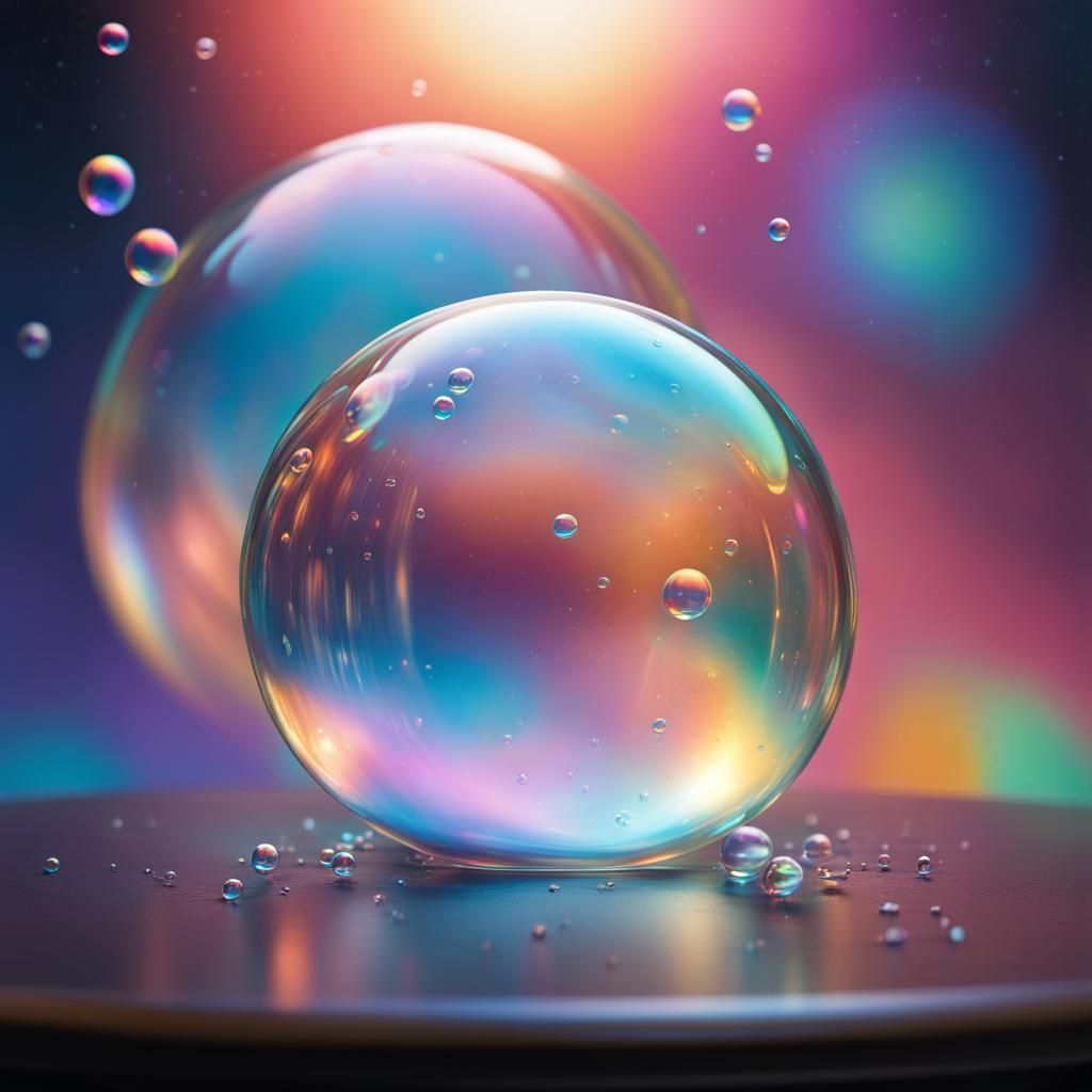Extraterrestrial Reflection in a Bubble: Hyperrealistic Spla...