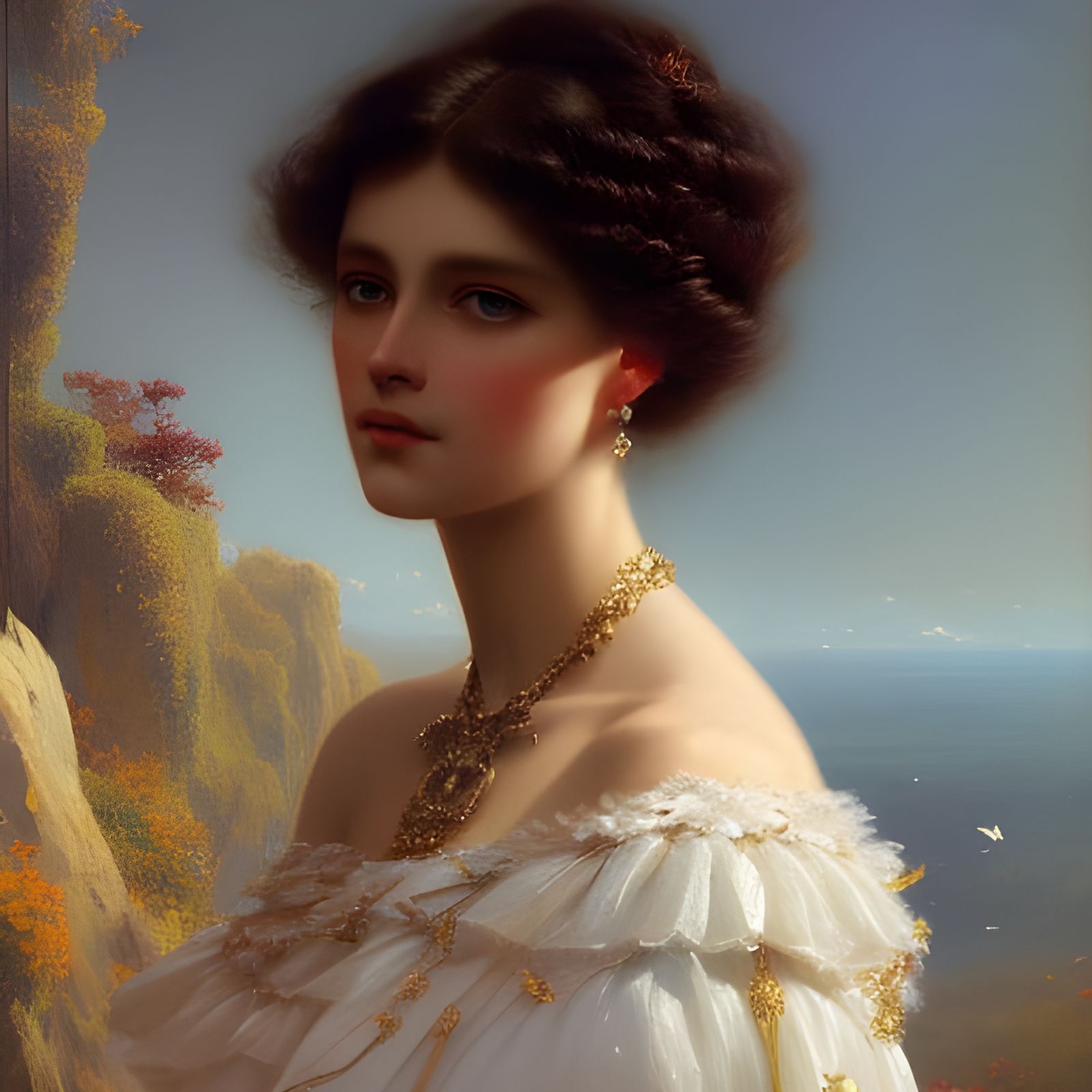 * "The Duchess of Portland" by Philip Alexius de László (Hungarian, 1869-1937). Reimagined