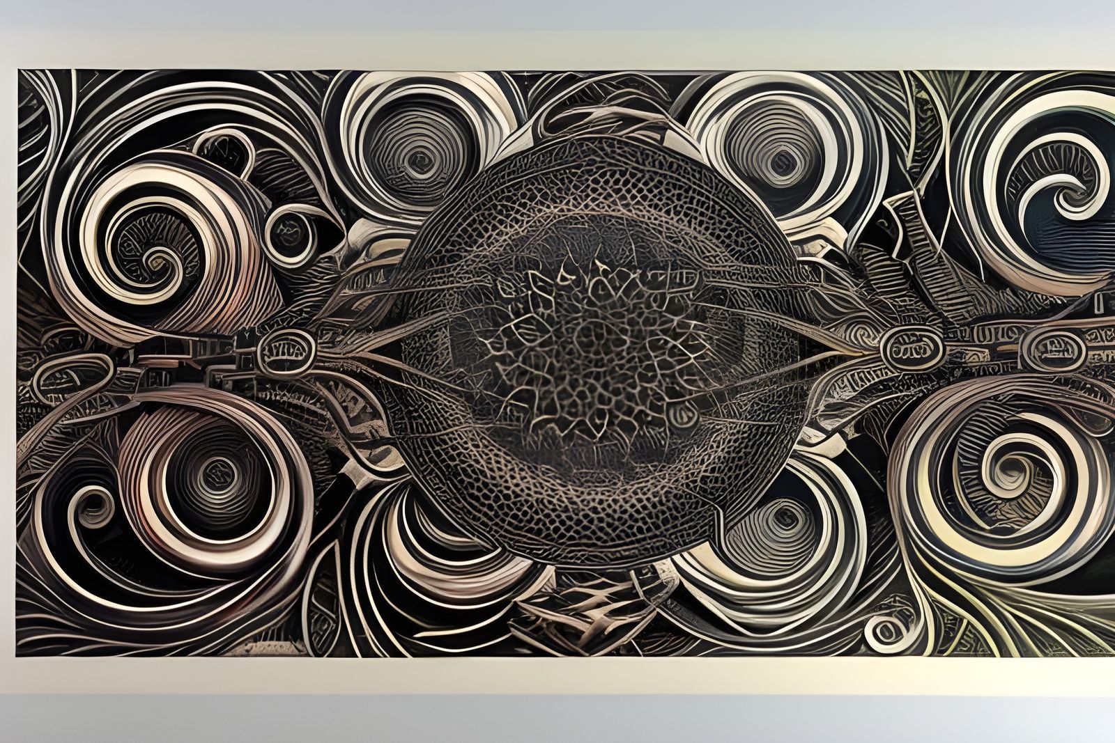 Abstract Otherworldly Landscape