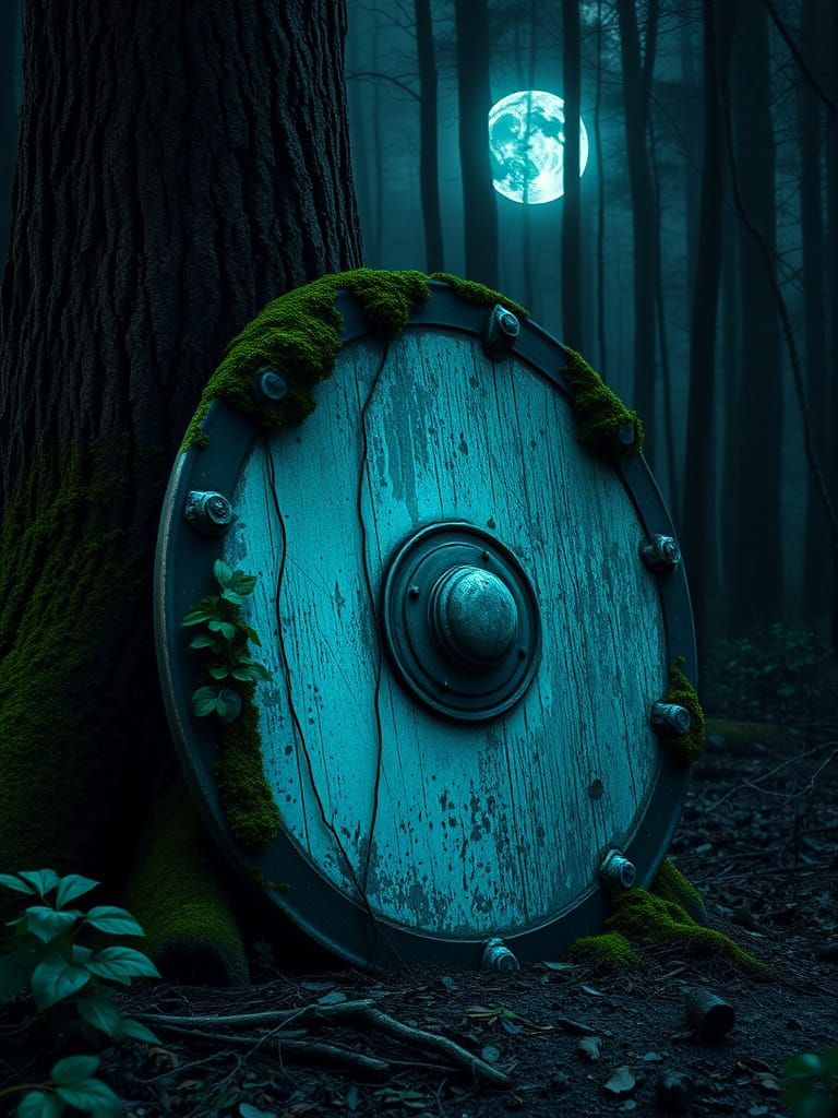 Ancient Roman Shield Abandoned in Haunted Forest
