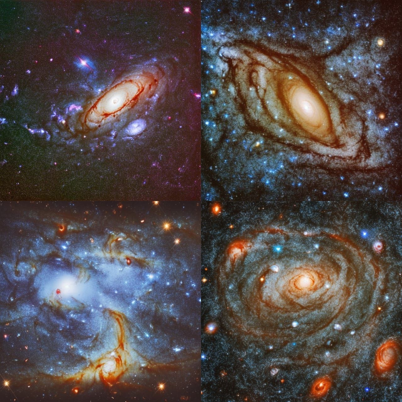 Hyperrealistic Deep Space Scene of the Milky Way