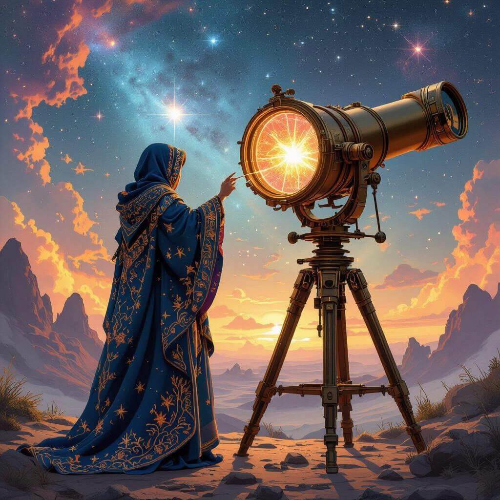 Cosmic Cartographer Charts Galaxy Before Glowing Telescope