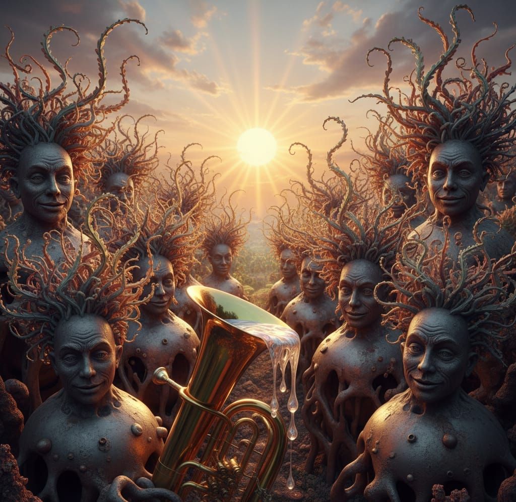 Faceplanters Gloriously Enquiffed With Spiky Hair by Dr Seus...