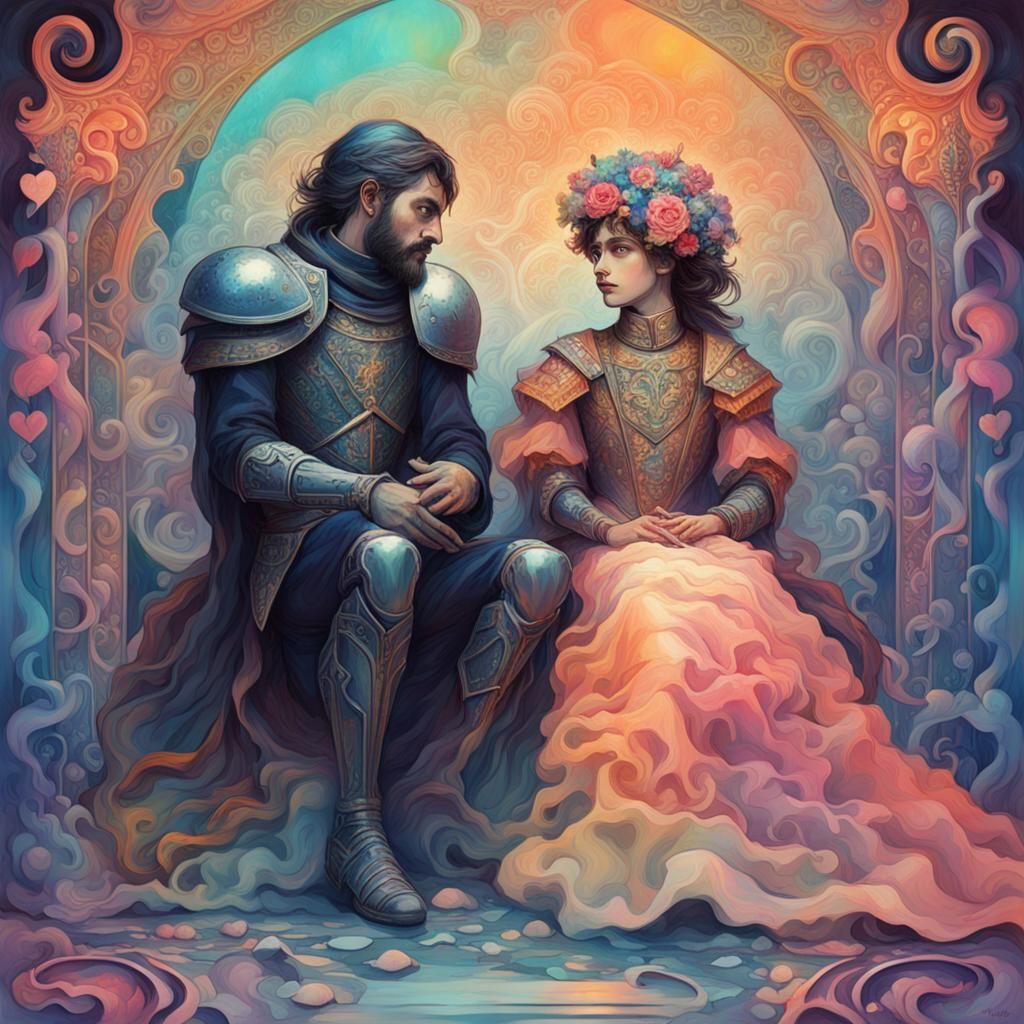 "I have a question" said he
"I don't have answers" she repli...