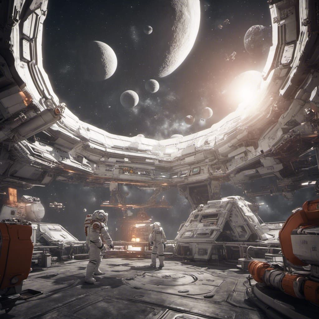 Space 1999 Moonbase Alpha in 3D