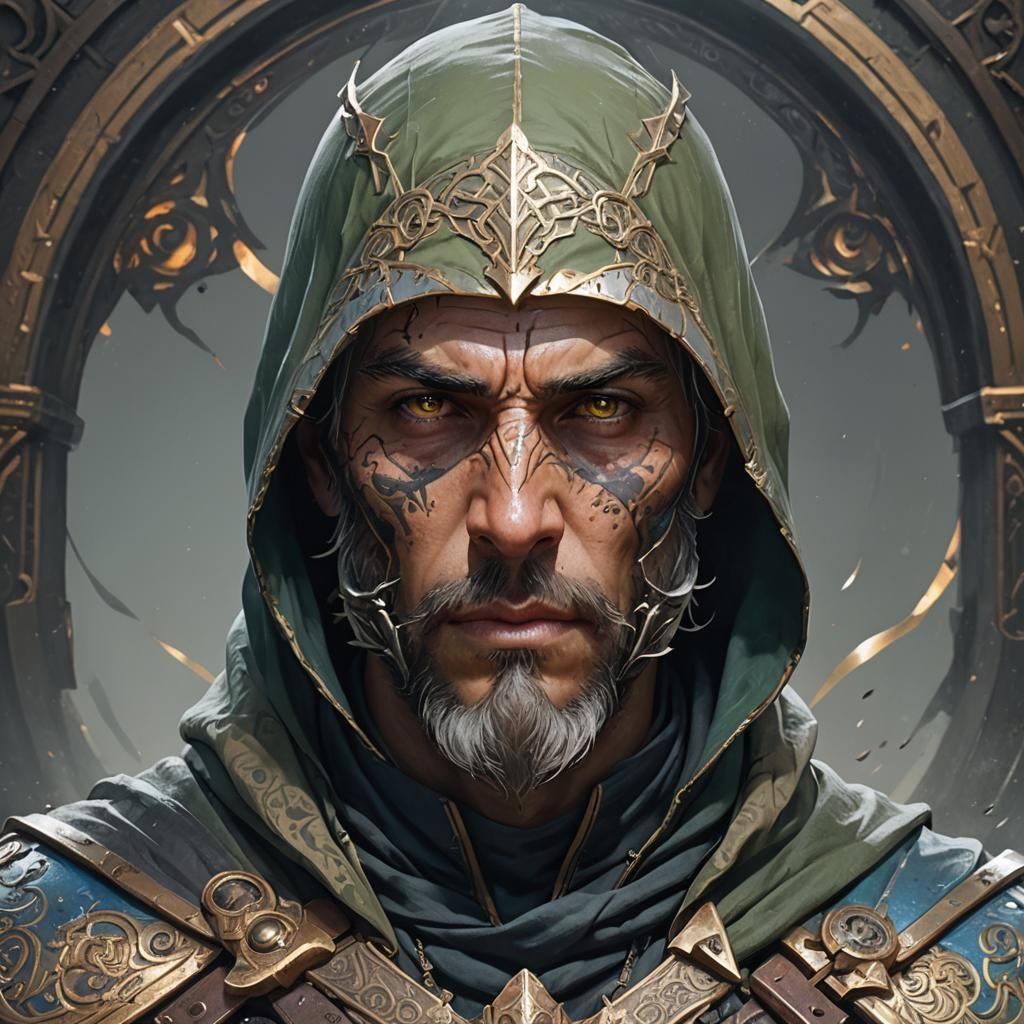 Fantasy Rogue Portrait in Dynamic Lighting