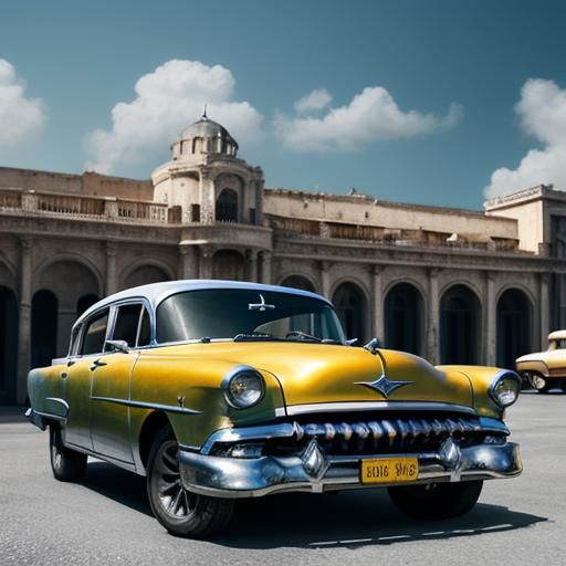 Classic Cars in Cuba: Photorealistic 4K Rendering
