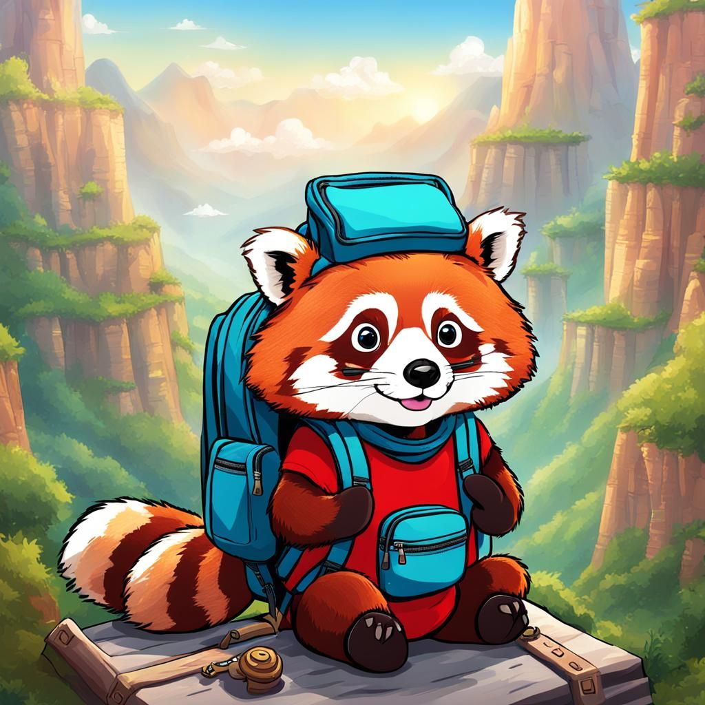 Red Panda's Backpacking Adventure Around the World
