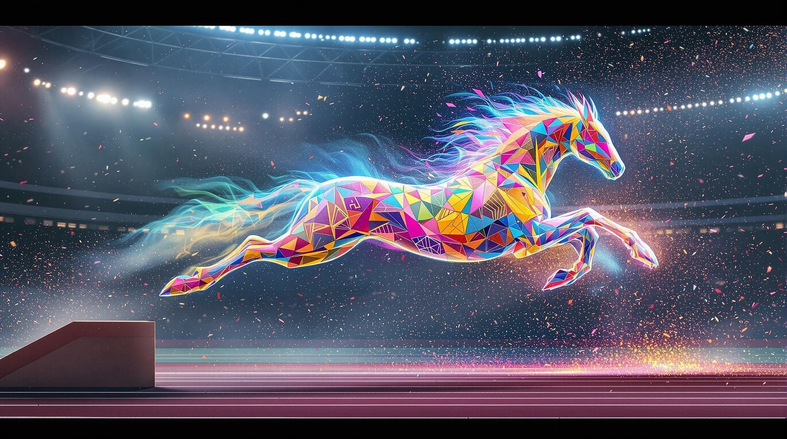 Athlete's Metamorphosis: A Kinetic Sculpture in Motion