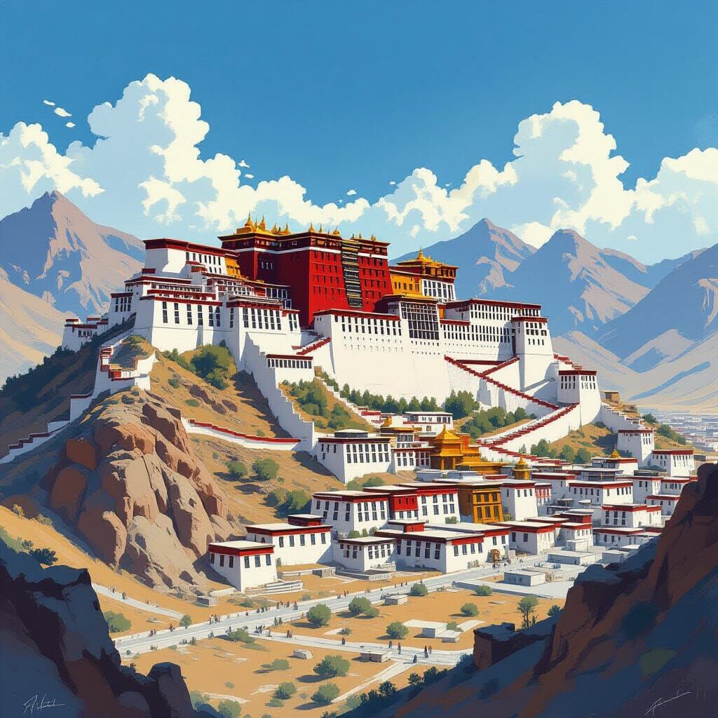 Potala Palace: A Futuristic Fortress in Tibet
