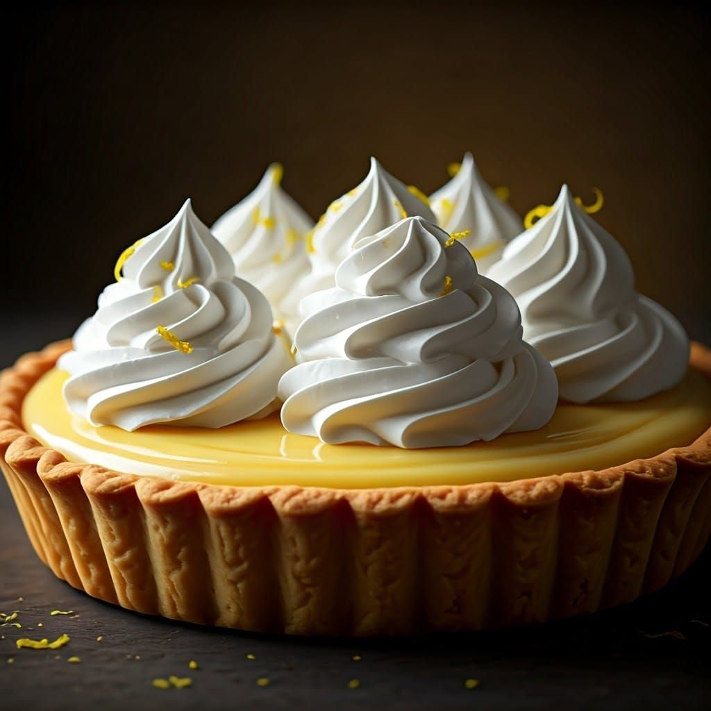 Lemon cream pie