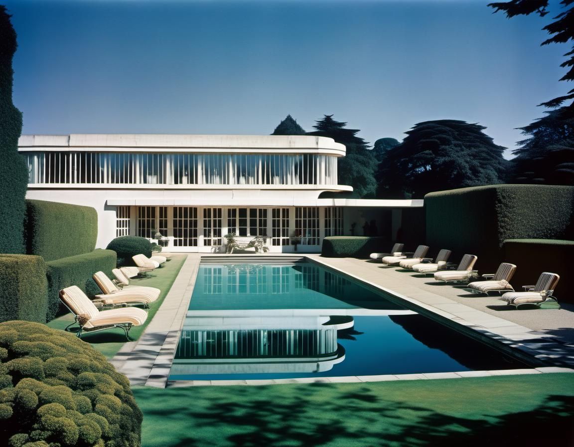 An English Art Deco Manor