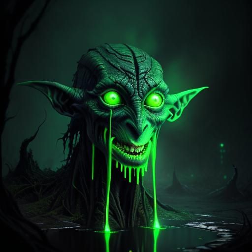 Eldritch Horror: Grotesque House Elf Portrait