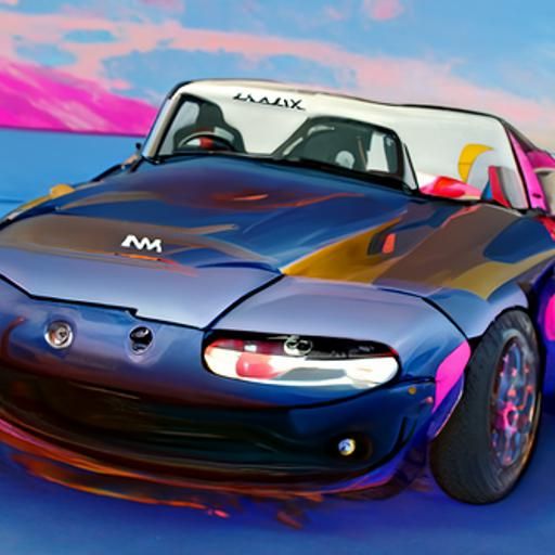 AI Generated Mazda MX-5 Miata Rendering