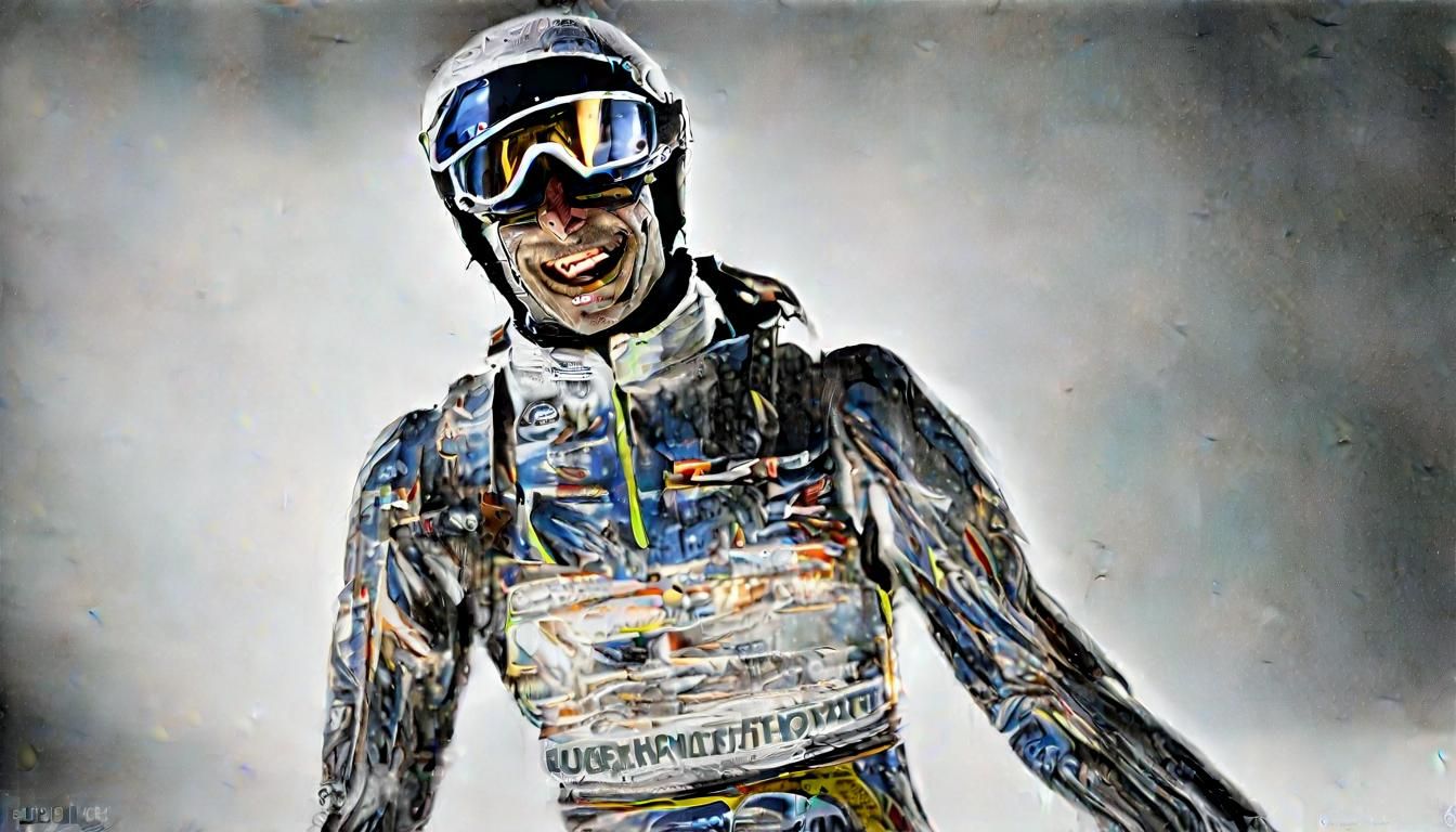 World Championship Ski Jumper: Bizarre Photorealistic Dreams...