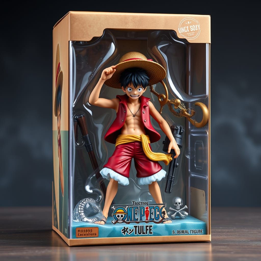 Monkey D. Luffy Action figure box