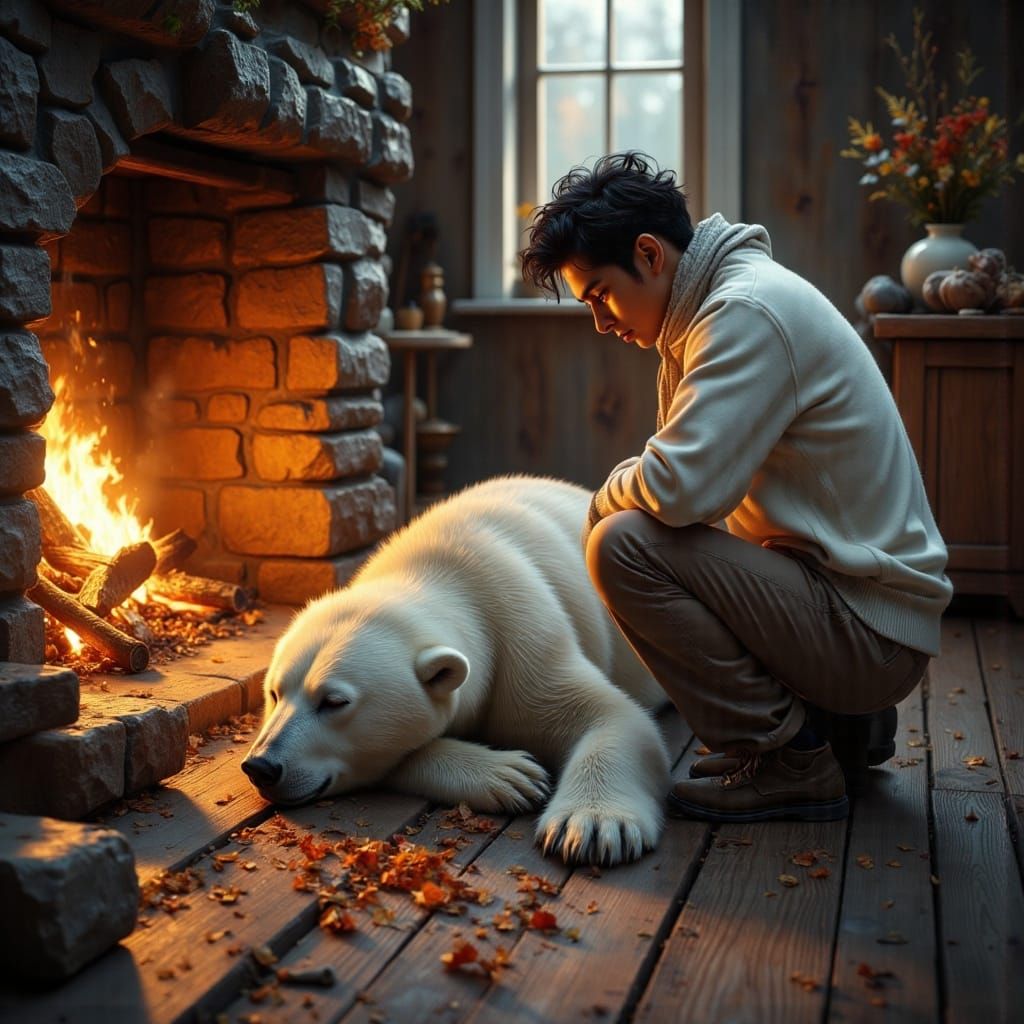 Byron needed to teach Percy how to make firewood from old, d...