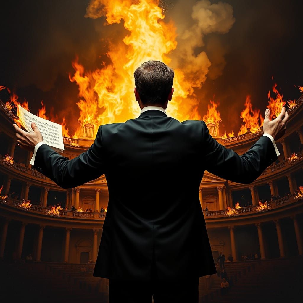 Conductor in Flames, Opera House Inferno