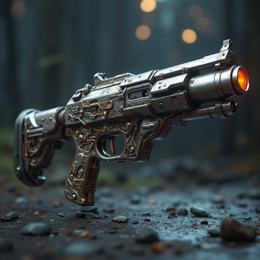 Automaton Anti-Material Rifle in Sci-Fi Setting