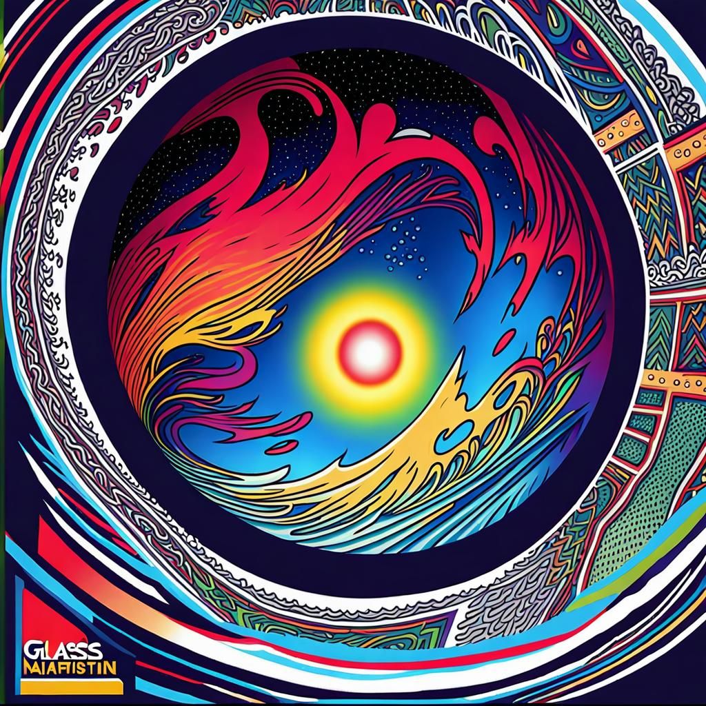 Glass Heart Universe: Detailed Matte Painting