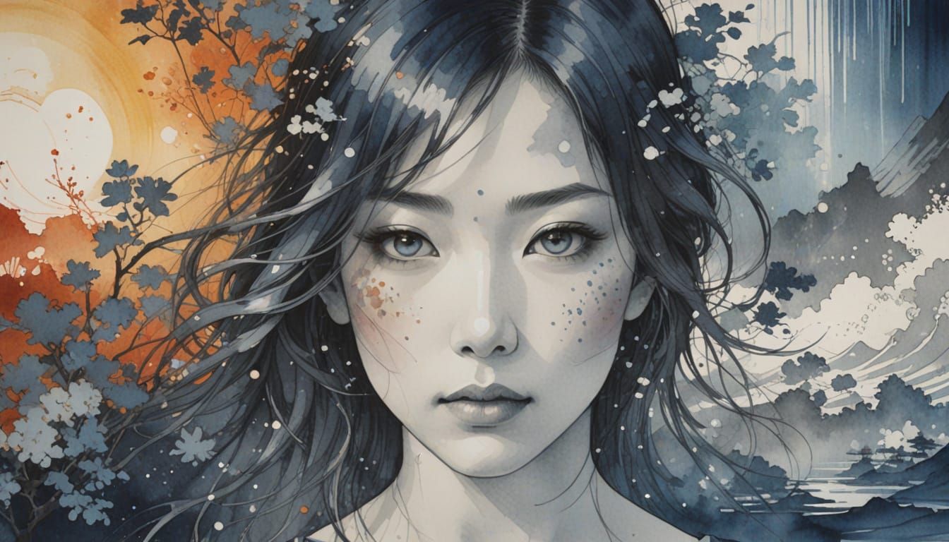 Prism Refracting Light in Vibrant Oil Painting Style