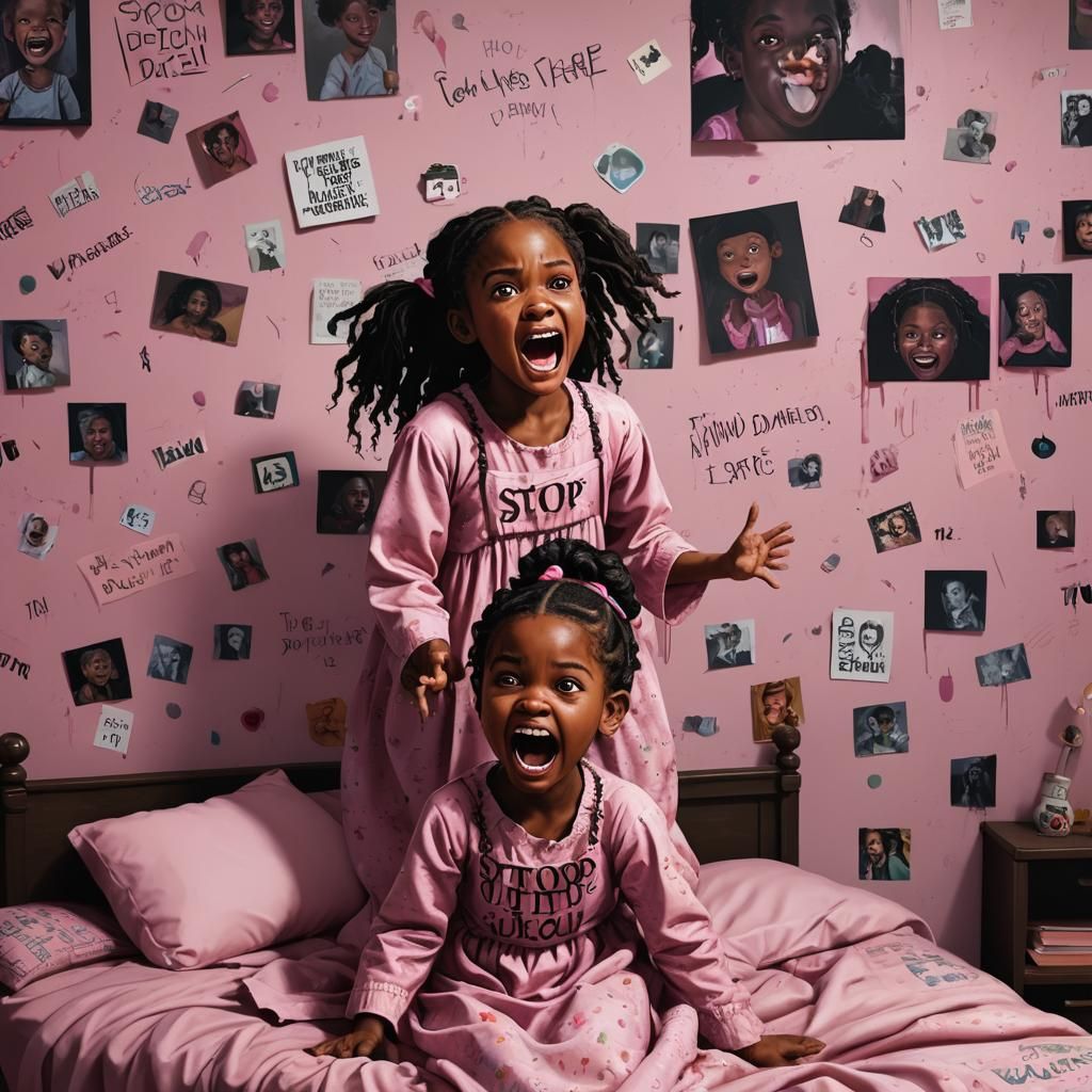 Powerful Image: Stop Child Abuse, Digital Art