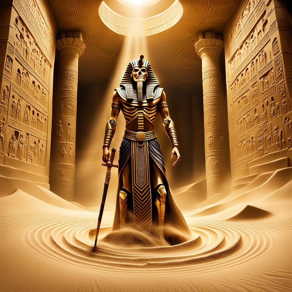 Pharaoh's Tomb: Skeletal Warrior Emerges