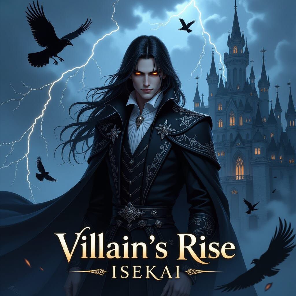 Ravencrest Prince: Dark Fantasy Book Cover Art