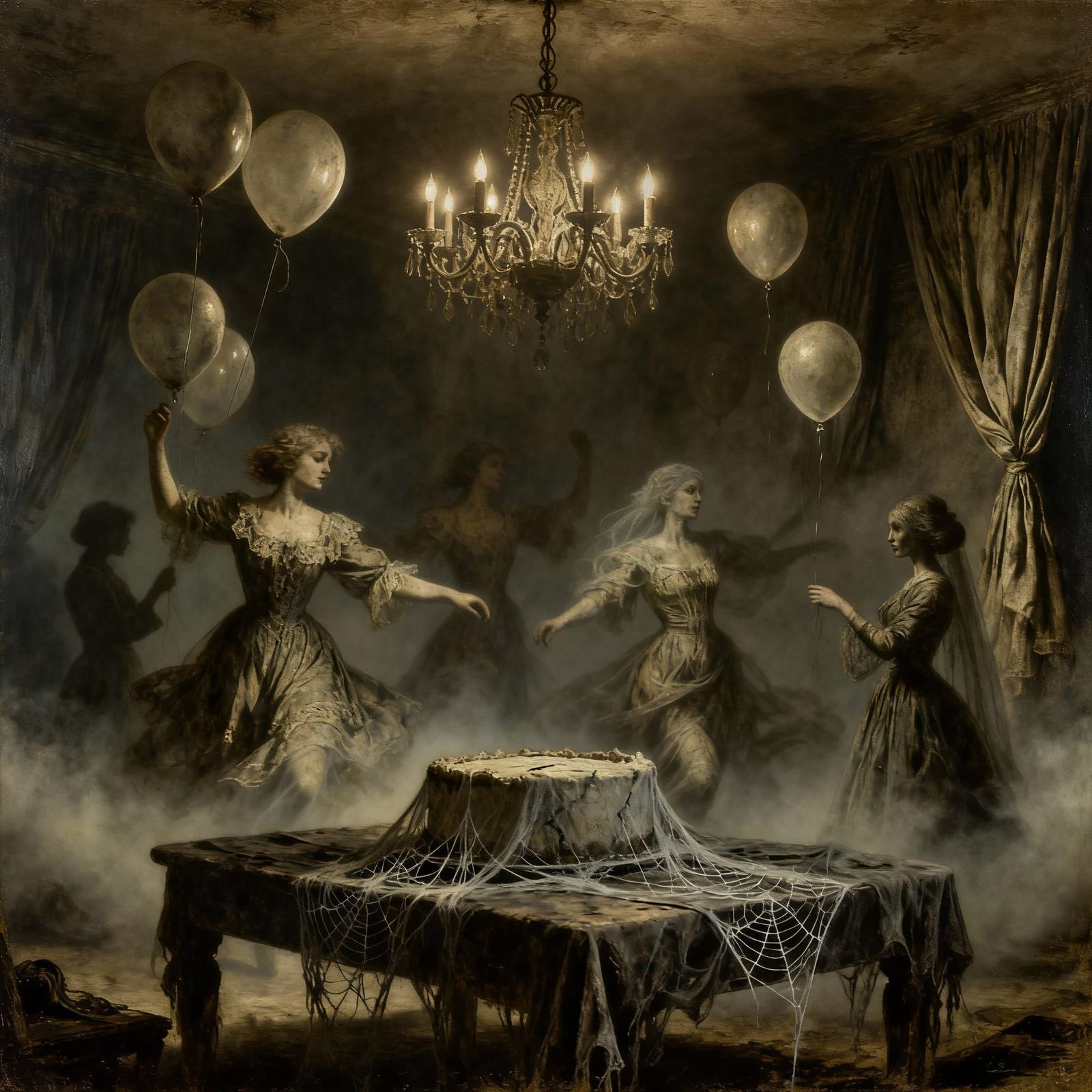 Ethereal Spectral Birthday Party in Gothic Style