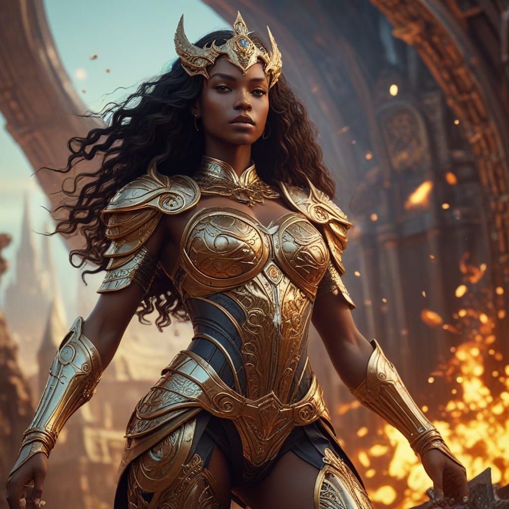 Gritty Warrior Goddess of Unyielding Strength