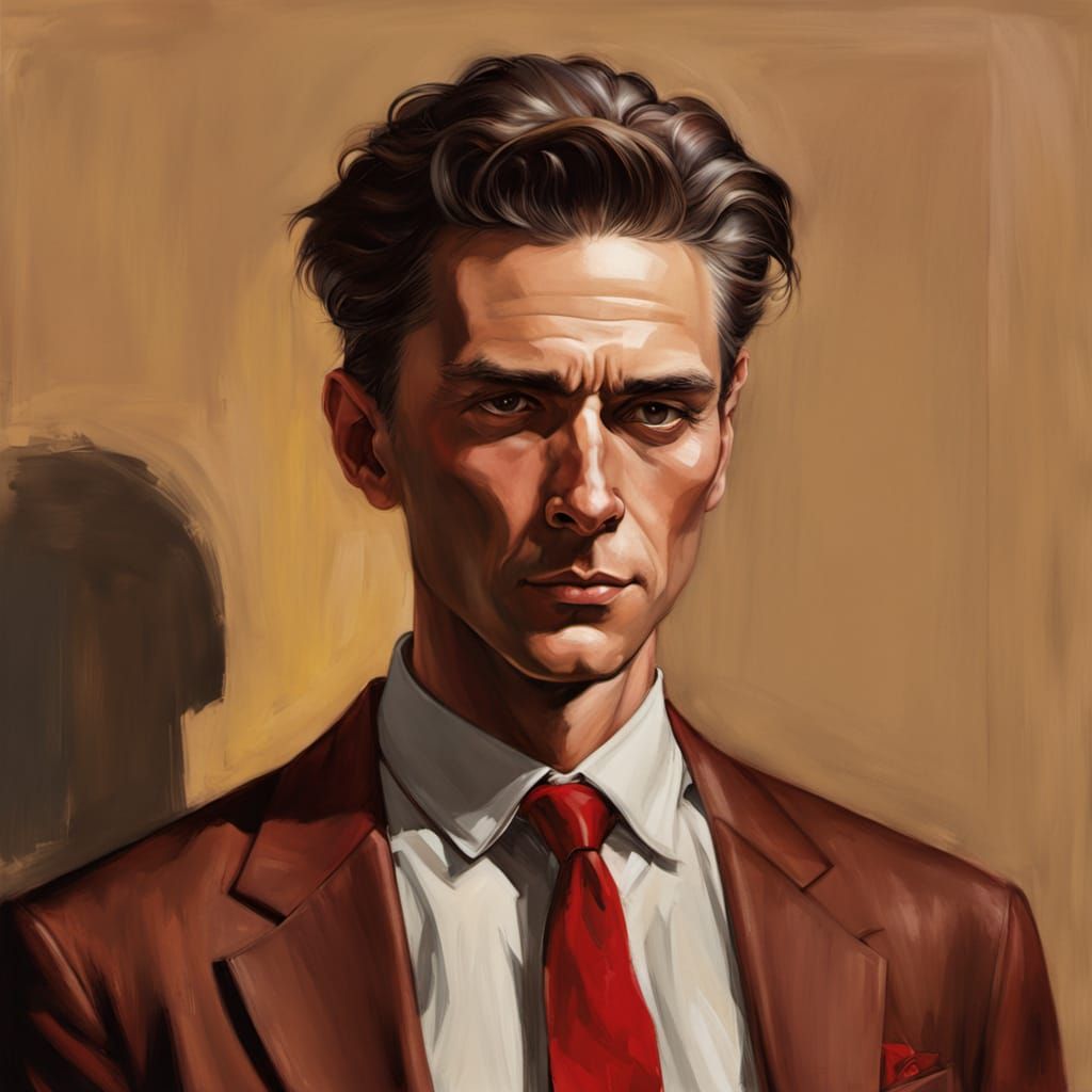 Timeless Gentleman in Vibrant Setting