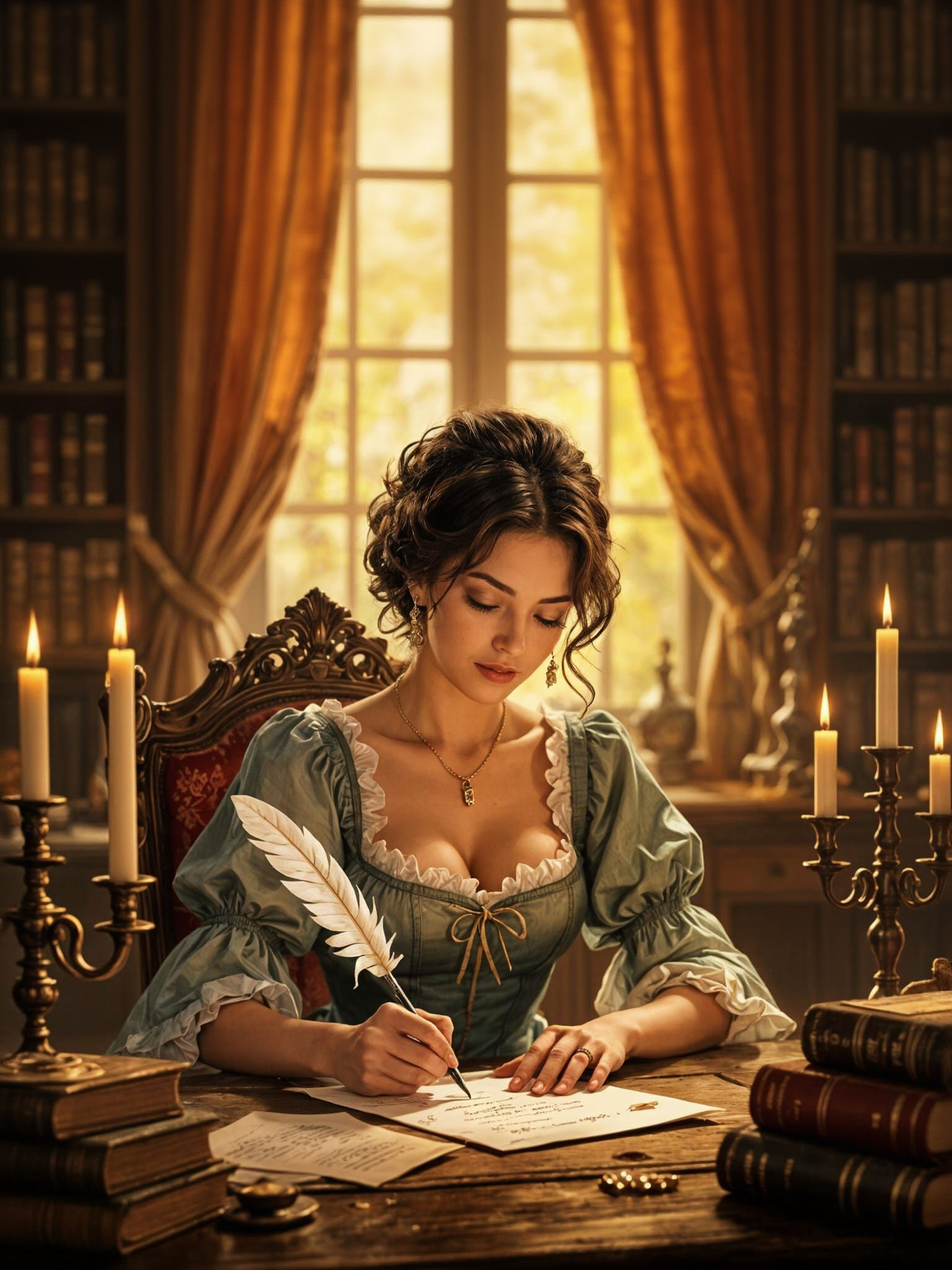 Woman Writes Letter to Lost Love