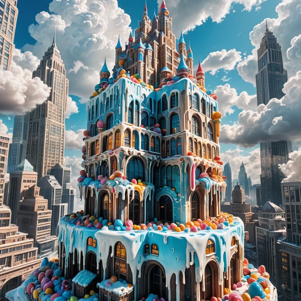 Nakatomi Building Cake: a Fantastical Concept Art