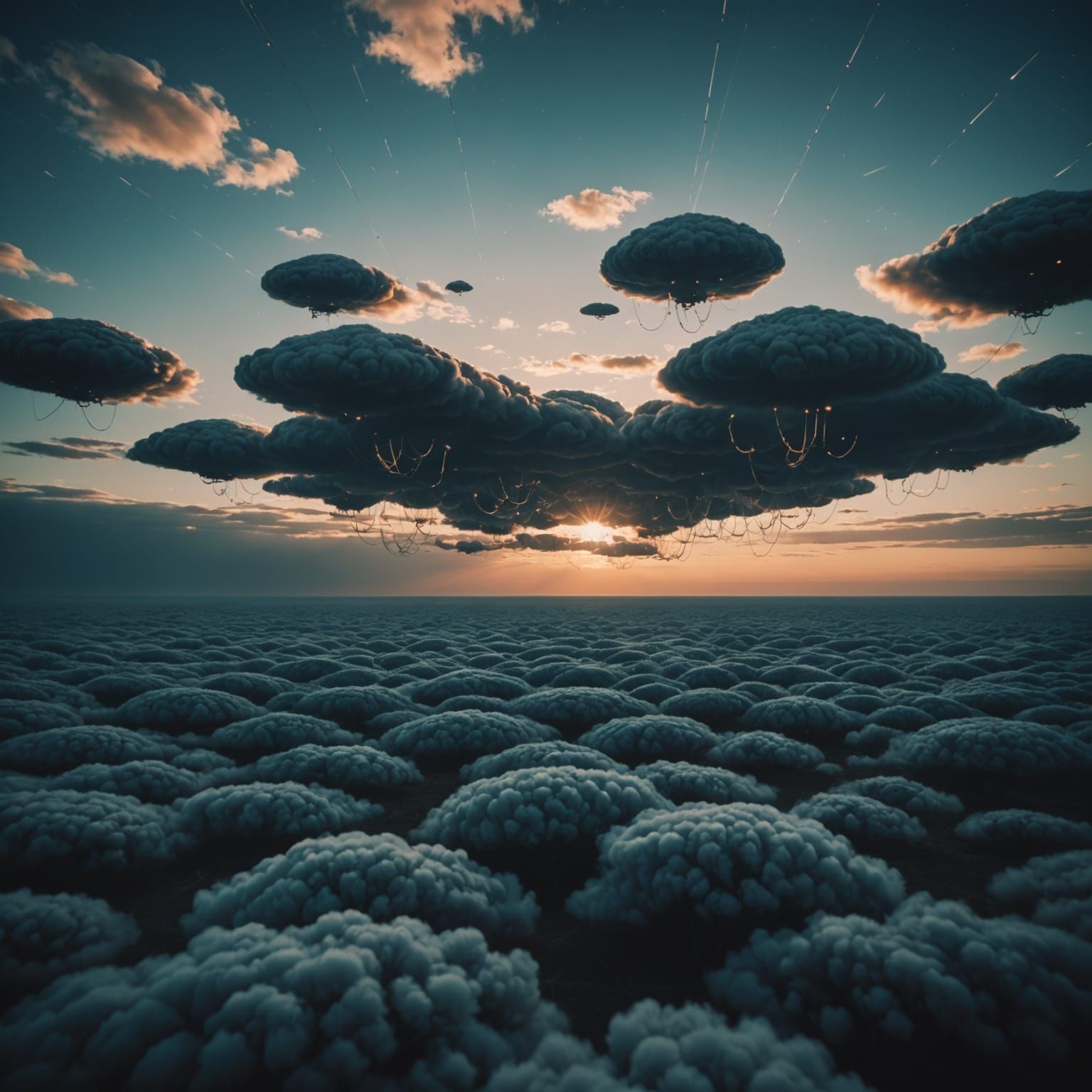 Ethereal Cnidarians Dissolve into Event Horizon