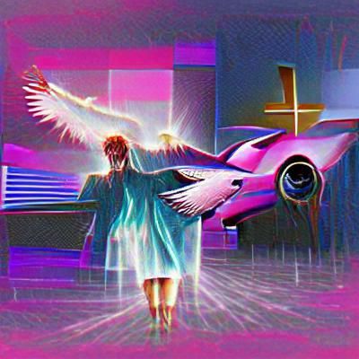 Synthwave Holy Spirit Evokes Neo-Depression