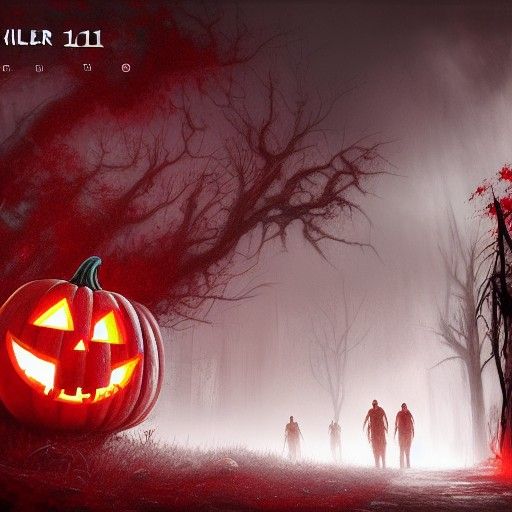 Halloween Horror Blood Fantasy Concept Art