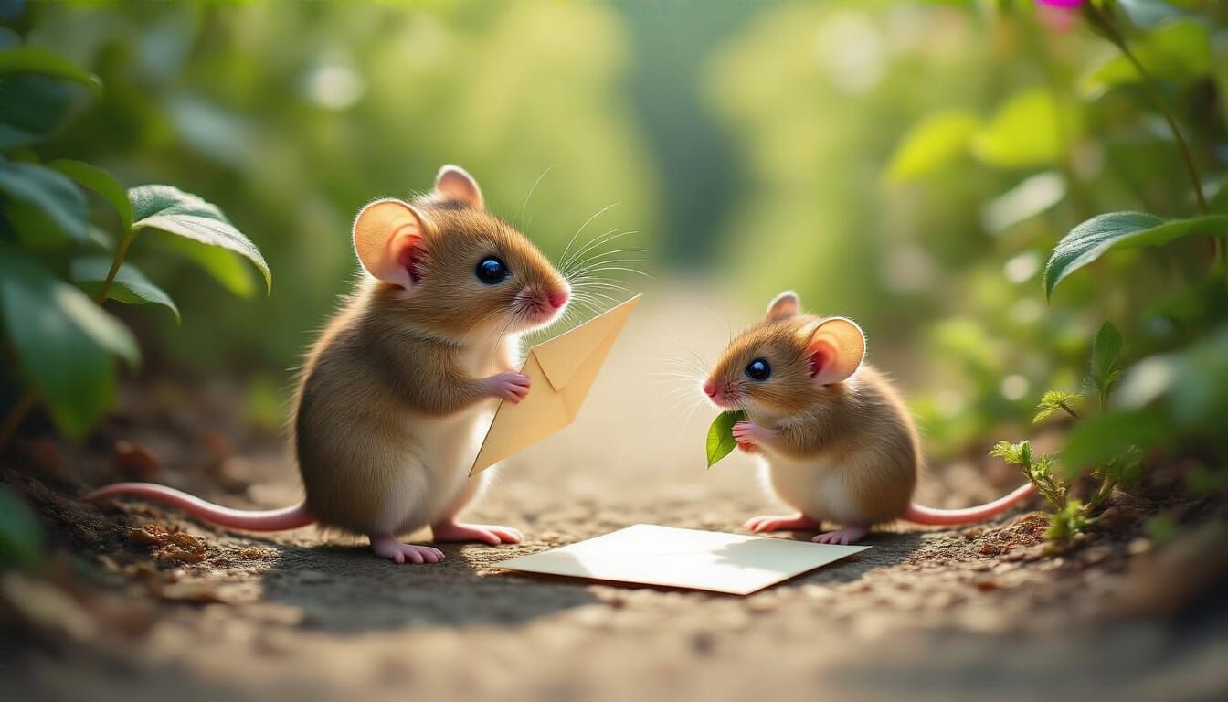 Aiko's Courage: A Mouse's Delicate Delivery