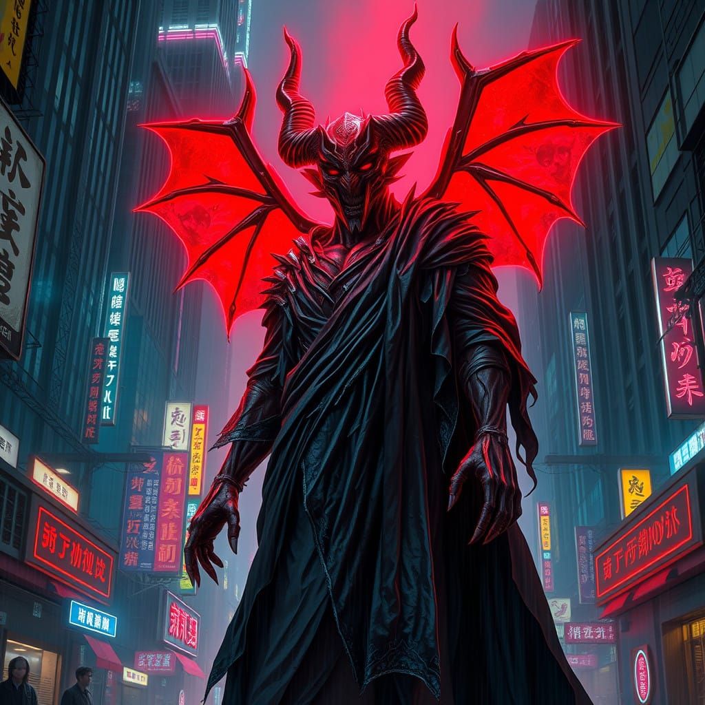 Cyberpunk lucifer