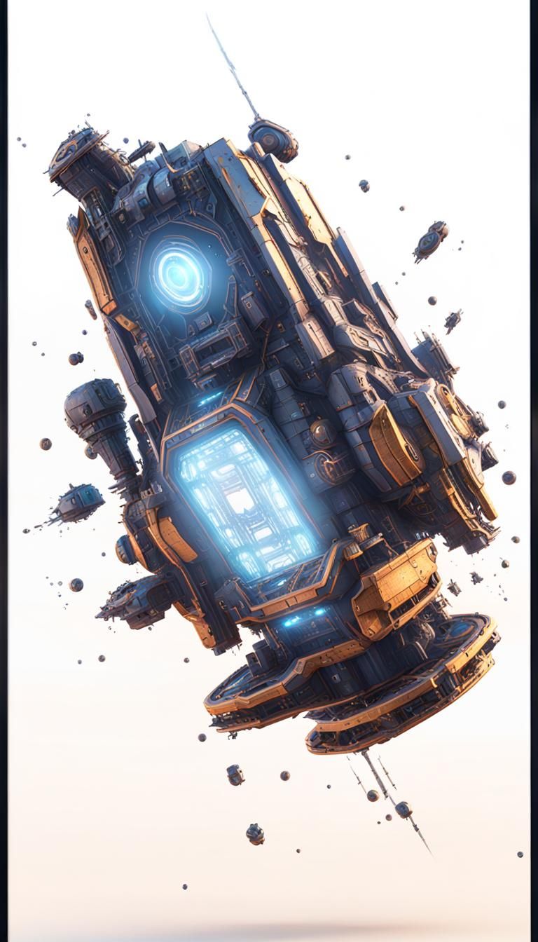 Futuristic Sci-Fi Fantasy Concept Art in 8K