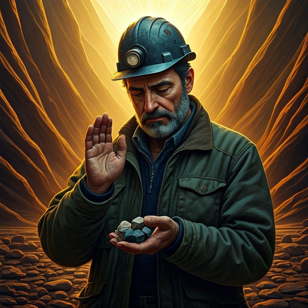 Italian Geologist Blesses Rocks in Ancient Landscape